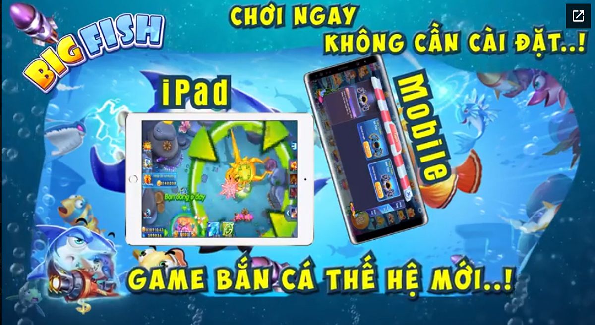 Giao diện game Bắn cá 1000