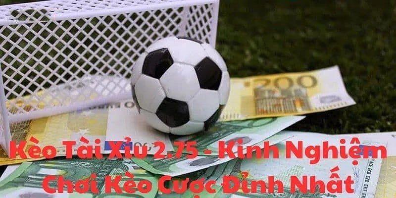 Kinh nghiệm chơi kèo tài xỉu 2.75 hiệu quả nhất cho mọi bet thủ