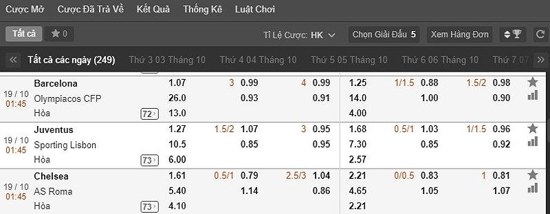 Tài xỉu 1 3/4 trái trong cá độ bóng đá